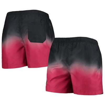 Shop Foco Cardinal/ Arizona Cardinals Dip-dye Swim Shorts