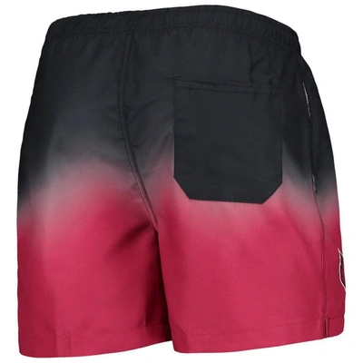 Shop Foco Cardinal/ Arizona Cardinals Dip-dye Swim Shorts