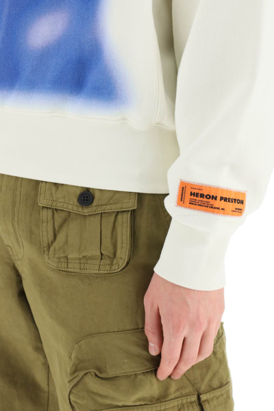 Shop Heron Preston 'beware Of Dog' Sweatshirt Men In White