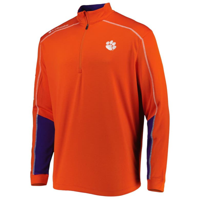 Shop Columbia Orange Clemson Tigers Shotgun 2.0 Omni-wick Quarter-zip Jacket