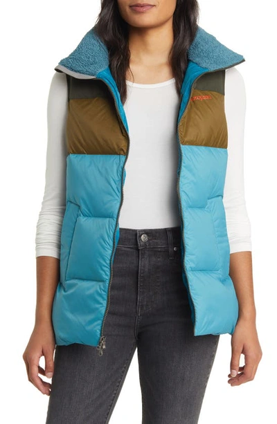 Shop Cotopaxi Solazo 600 Fill Power Down Hooded Vest In Wddrz