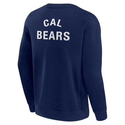 Shop Fanatics Signature Unisex  Navy Cal Bears Super Soft Pullover Crew Sweatshirt