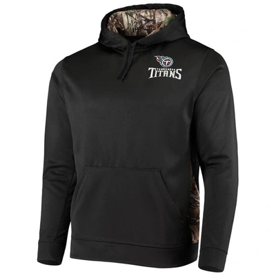 Shop Dunbrooke Black/realtree Camo Tennessee Titans Logo Ranger Pullover Hoodie