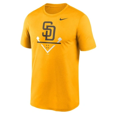 Shop Nike Gold San Diego Padres Icon Legend T-shirt