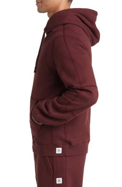 Shop Reigning Champ Midweight Fleece Pullover Hoodie In Crimson