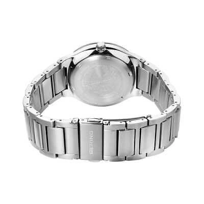Pre-owned Bering Time - Solar - Mens Brushed Silver-tone Watch - 15239-779