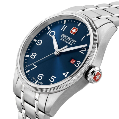 Pre-owned Swiss Military Hanowa Swiss Made Mens Watch Thunderbolt Smwgh0000802