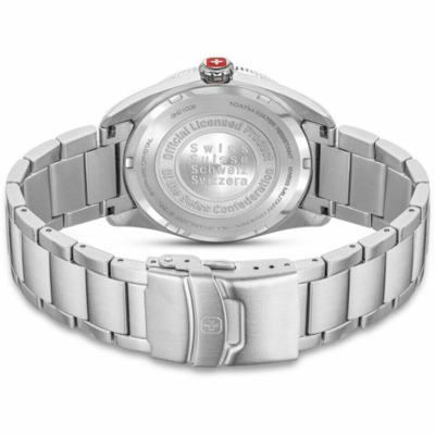 Pre-owned Swiss Military Hanowa Swiss Made Mens Watch City Hawk Gmt Dual Time Smwgh2100904