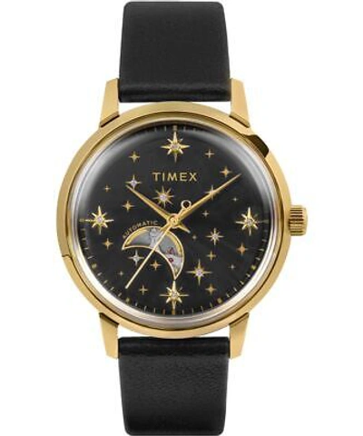 Pre-owned Timex Black Womens Analogue Watch Celestial Tw2w21200
