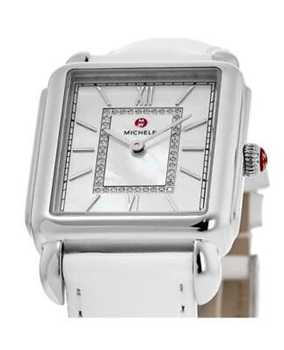 Pre-owned Michele Deco Ii Mother Of Pearl Women's Watch Mww06x000047