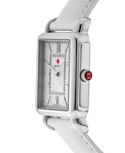 Pre-owned Michele Deco Ii Mother Of Pearl Women's Watch Mww06x000047