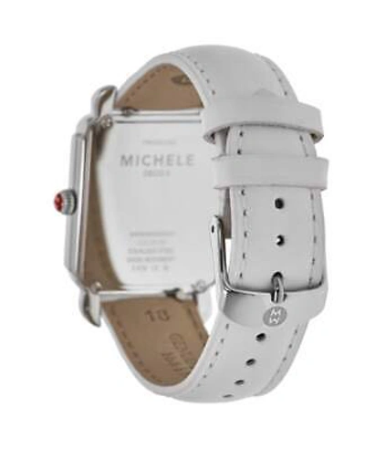 Pre-owned Michele Deco Ii Mother Of Pearl Women's Watch Mww06x000047