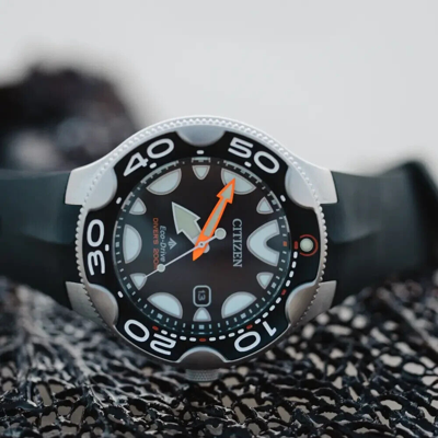 Pre-owned Citizen Promaster 46mm Bn0230-04e Orca Diver's 200m Men's Watch - Brand