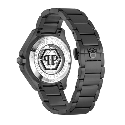 Pre-owned Philipp Plein Men Watch Automatic $keleton $pectre Pwraa0423 Stainless Steel