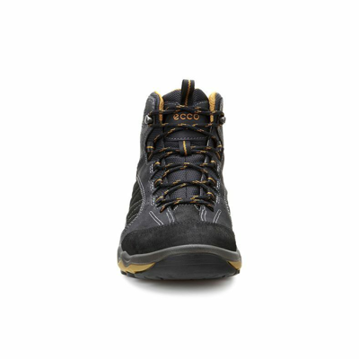 Pre-owned Goretex Ecco Men's Ulterra High (823114-58654, , Light Wt. Yak Lthr, Eu40 41 48) In Black,