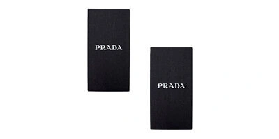 Pre-owned Prada Pr Sunglasses Men Black / Dark Gray 54mm 100% Authentic