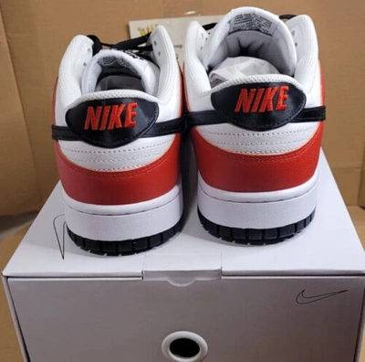 Pre-owned Nike Dunk Low By You White/ Black/ Red - Velvet Chicago Size 14 ?? Fn0569 900