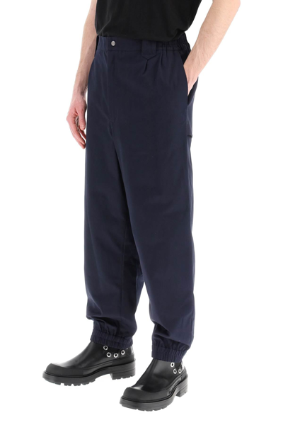 Shop Vivienne Westwood Cotton Combat Pants Men In Blue