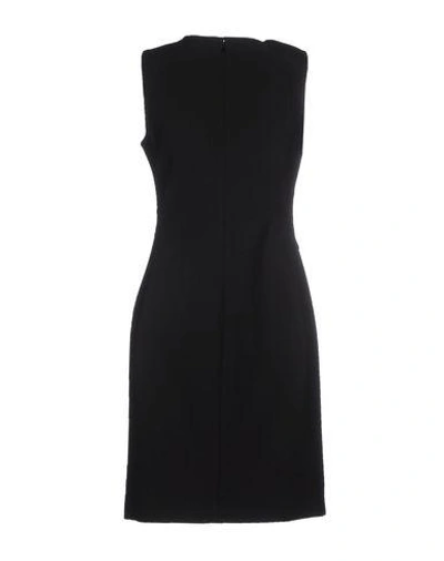 Shop Diane Von Furstenberg Woman Short Dress Black Size 14 Polyester, Viscose, Cotton, Elastane