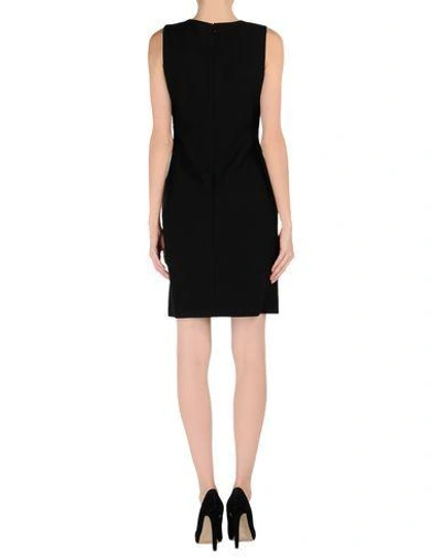 Shop Diane Von Furstenberg Woman Short Dress Black Size 14 Polyester, Viscose, Cotton, Elastane