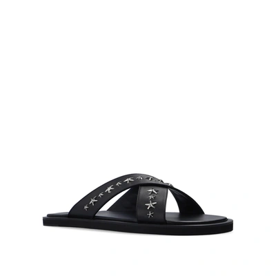 Shop Jimmy Choo Palmo Leather Sandals
