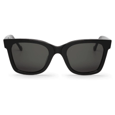 Shop Mr Boho Black Gartner Sunglasses With Classical Lenses