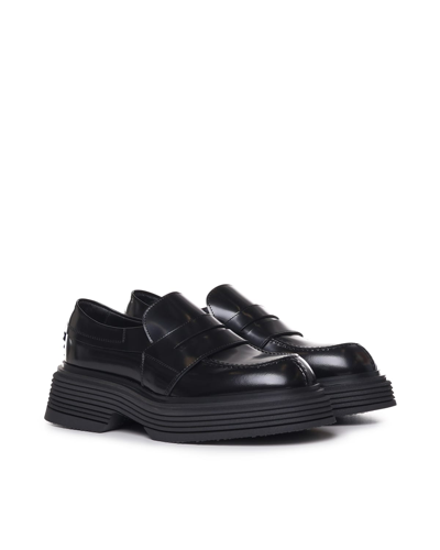 The Antipode College Moccasin In Black