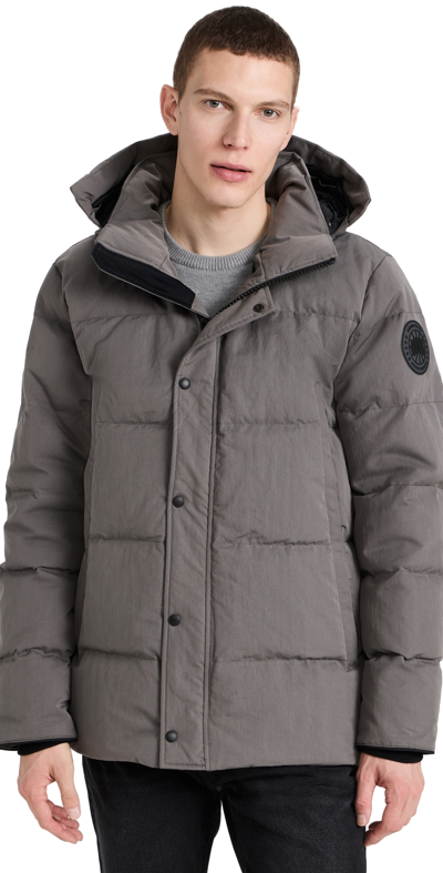 Shop Canada Goose Wyndham Parka Coastal Grey-gris Cotier