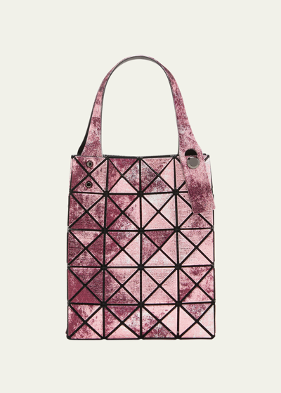Shop Bao Bao Issey Miyake Platinum Nebula Geo Top-handle Bag In 28 Pink Mix