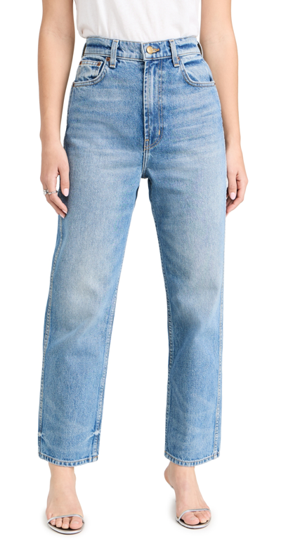 B Sides Plein High Straight Jeans Brit Wash 31 | ModeSens