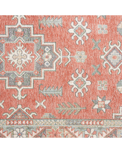 Shop Town & Country Luxe Everwashª Woven New Vintage Multi-use Decorative Rug In Coral