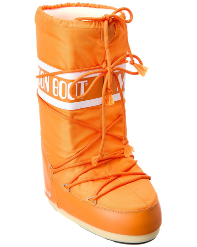 Shop Moon Boot ® Icon Nylon Boot In Orange
