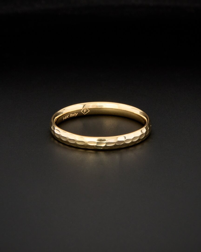 Shop Italian Gold 14k  Comfort Fit Ring