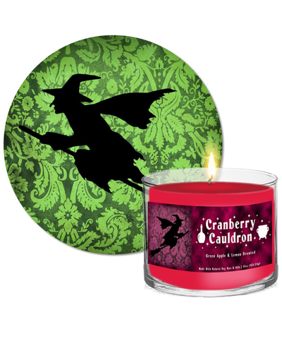 Shop Courtside Market Wall Decor Courtside Market Cranberry Cauldron Soy Candle & Witch Artboard Set In Multicolor