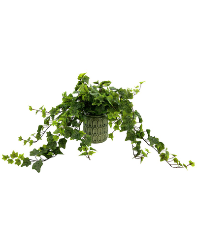 Shop Creative Displays Decorative Ivy Arrangement In Ceramic Pot In Green