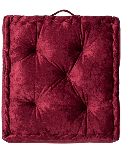 Shop Safavieh Belia Floor Pillow In Red