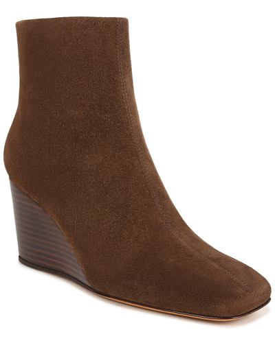 Shop Vince Andy Leather Bootie In Brown