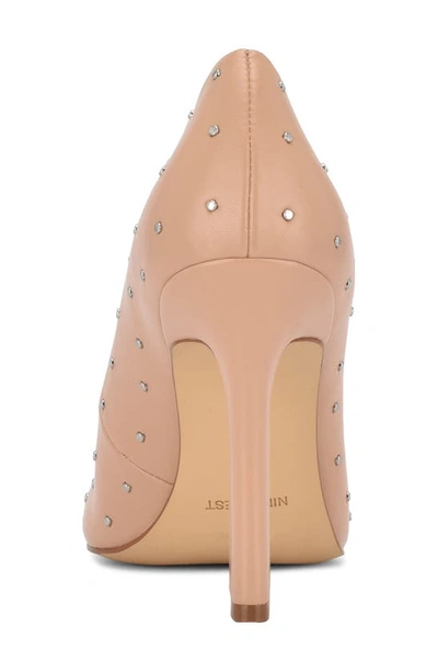 Shop Nine West Tenry Pointed Toe Pump In Light Natural