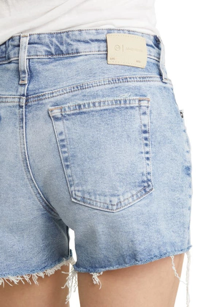 Shop Ag Hailey High Waist Cutoff Denim Shorts In 19 Years Parkway Moonwash