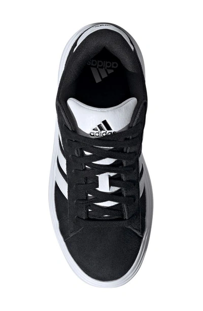 Adidas Originals Nizza Platform Trainer In Black/ White/ Core Black