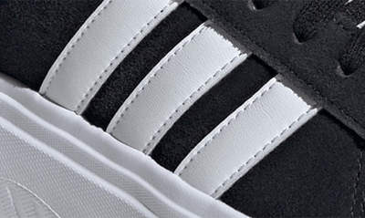 Adidas Originals Nizza Platform Trainer In Black/ White/ Core Black