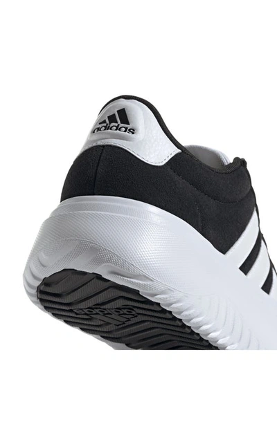 Shop Adidas Originals Grand Platform Sneaker In Black/ White/ Core Black