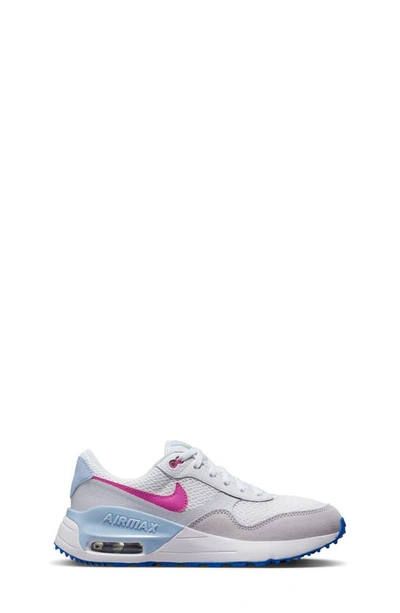 Nike Air Max Systm Sneaker In White/ Fuchsia