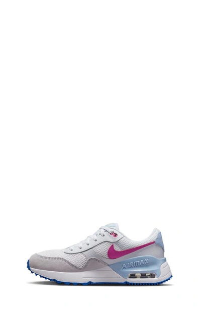 Nike Air Max Systm Sneaker In White/ Fuchsia