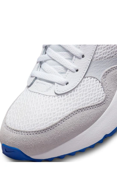 Nike Air Max Systm Sneaker In White/ Fuchsia