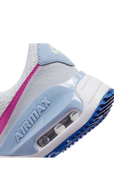 Nike Air Max Systm Sneaker In White/ Fuchsia
