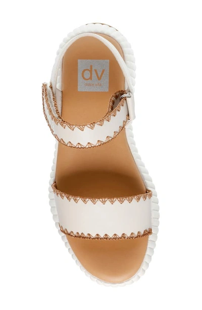 Shop Dolce Vita Dv By  Franca Strappy Platform Sandal In Ivory