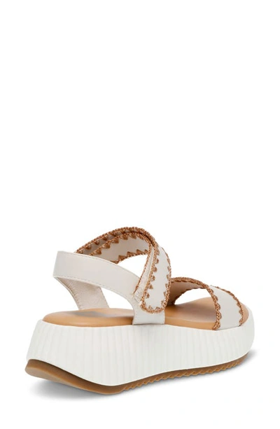 Shop Dolce Vita Dv By  Franca Strappy Platform Sandal In Ivory