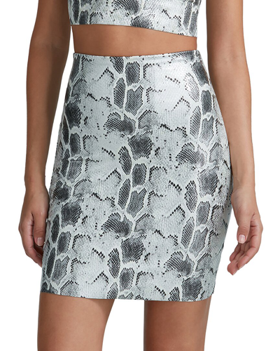 Shop Commando ® Animal Mini Skirt In Grey