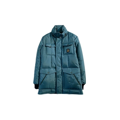 Shop Refrigiwear Blue Nylon Men's Jacket